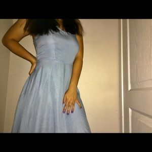 A denim dress